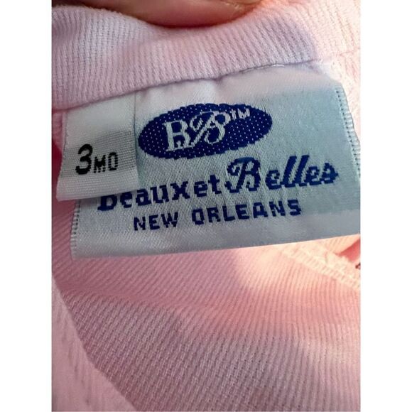 Beaux et Belles Girls Smocked Romper size 3m - Picture 3 of 3